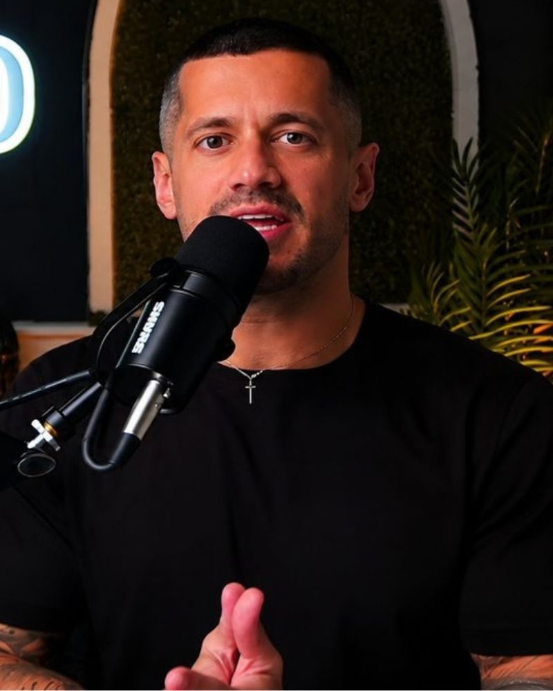 Shane T. Miller in the studio